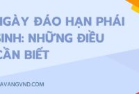 Ngày Đáo Hạn Phái Sinh: Những Điều Cần Biết