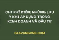 Chi Phí Biên: Những Lưu Ý Khi Áp Dụng Trong Kinh Doanh Và Đầu Tư