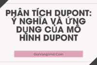 Phân Tích Dupont: Ý Nghĩa Và Ứng Dụng Của Mô Hình Dupont Phân Tích Dupont: Ý Nghĩa Và Ứng Dụng Của Mô Hình Dupont